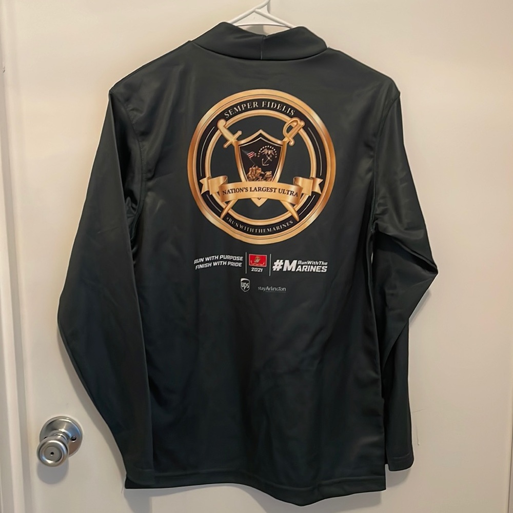 2021 Marine Corps Marathon 50K Long Sleeve Performance Race Shirt - Picture 5 of 5